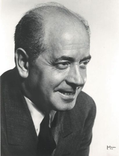 Philippe HALSMAN 
Eugene Ormandy, chef d'orchestre en titre du Philadelphia Orchestra
Tirage...