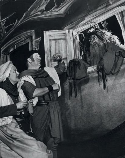 Philippe HALSMAN 
Ondine, New-York Theater, 1954
Tirage argentique d'époque.
Tampon...