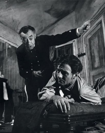 Philippe HALSMAN 
Crime and Punishment, 1952
Tirage argentique d'époque.
Tampon au...