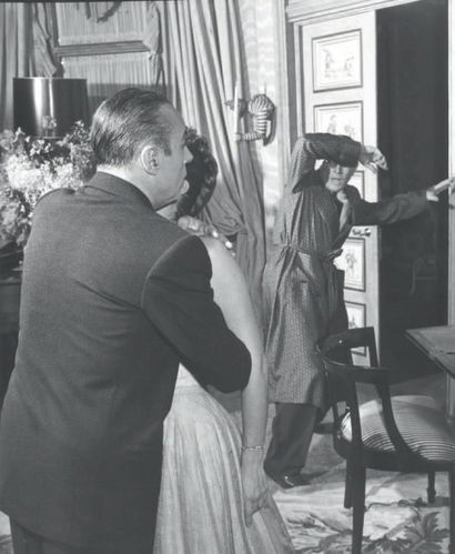 Philippe HALSMAN 
Charles Boyer dans «Kind Sir», NY Theater, 1953
Tirage argentique...