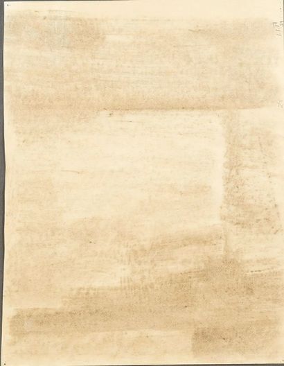 ANONYME Composition 28, 1959
Fusain sur papier
Signé et daté en bas à droite
H_49,5...