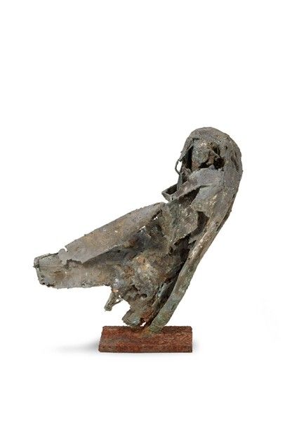 JACQUES DELAHAYE (NÉ EN 1928) Personnage 2
Sculpture en bronze à patine verte
H_48...