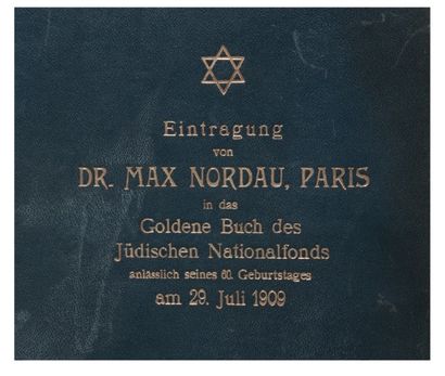 null PORTFOLIO EN L'HONNEUR DE MAX NORDAU
Cologne, 29 juillet 1909
Manuscrit, dont...