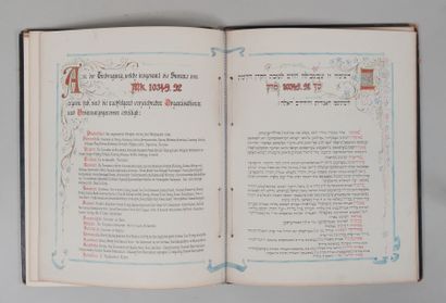 null PORTFOLIO EN L'HONNEUR DE MAX NORDAU
Cologne, 29 juillet 1909
Manuscrit, dont...