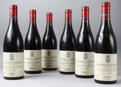 null * 6 Bouteilles
BONNES MARES Grand Cru - COMTE GEORGES DE VOGÜÉ 1989