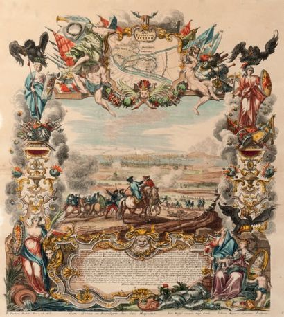 null Trois gravures en couleur, Allemagne, XVIIIe siècle.
H_46 cm L_41 cm
Tres grabados...