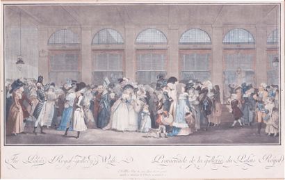 PHILIBERT-LOUIS DEBUCOURT (PARIS 1755 - BELLEVILLE 1832) La promenade dans la galerie...