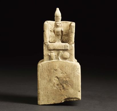 null Naos miniature en forme de l'enceinte de Neith à Saïs, gravé du nom du roi Nékao...