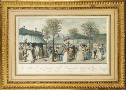 Louis Le Coeur Promenade du Jardin du Palais Royal. Pendant de la Promenade de la...