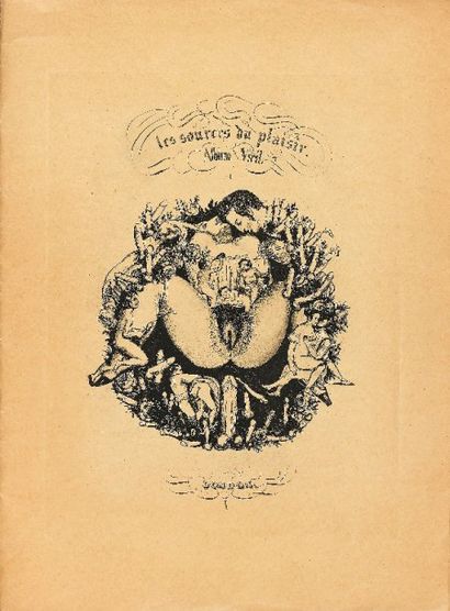 null Les Sources du plaisir. Album viril. London, sans date [vers 1920]. Album in-folio...