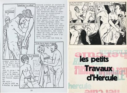 null Trois incunables de la bande dessinée érotique française [BANDES DESSINÉES ÉROTIQUES]....