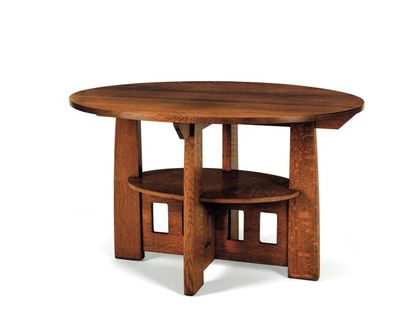 CHARLES LIMBERT (1858-1942) Table composée de deux plateaux ovales reposant sur un...