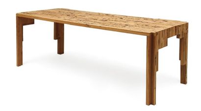 RUUD VAN HEMERT - Pièce unique Table "Replex" de forme rectangulaire, composée d'éléments...
