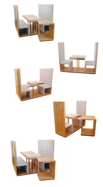 FRÉDÉRIC RUYANT - prototype Mobilier de salle à manger "Dining suite" composé de...