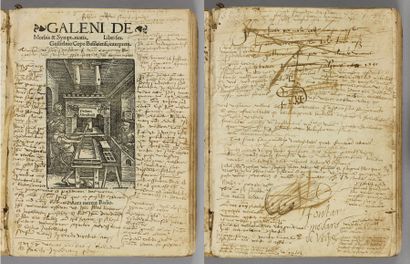 GALIEN, Claude. De morbis & Symptomatis. Libris sex Paris, Josse Bade, octobre 1528...