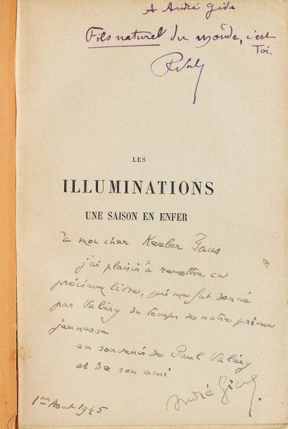 RIMBAUD, Arthur. Poèmes. Les Illuminations. Une saison en enfer Paris, Léon Vanier,...
