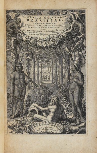 PISO, Willem Pies et Georg Marcgraf. Historia naturalis Brasiliæ Leyde et Amsterdam,...