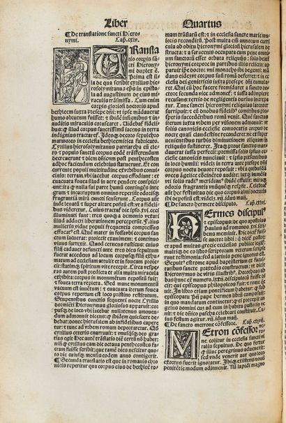 NATALI, Pietro de. Catalogus sanctorum et gestorum eorum ex diversis voluminibus...
