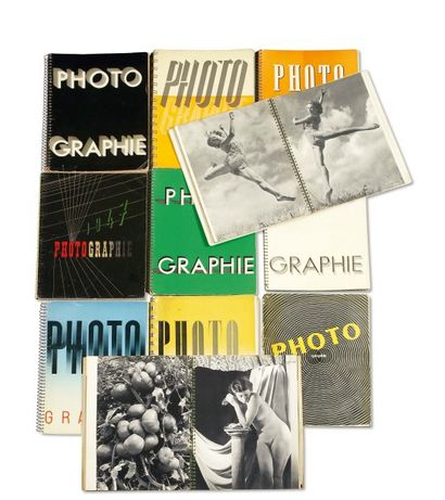 (coll. ) 11 volumes de AMG-photographiques Arts et Métiers Graphiques à Paris publient...
