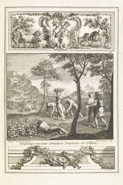 LONGUS. Pastoralium de Daphnide et Chloë, libri quatuor. Graece et latine. Paris...