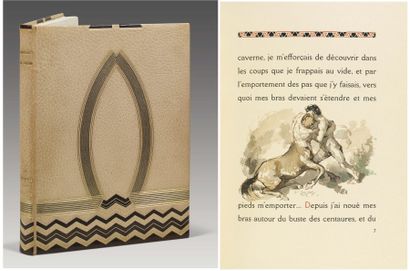 GUÉRIN (Maurice de). Le Centaure et la Bacchante. Poèmes en prose. Illustrés de bois...