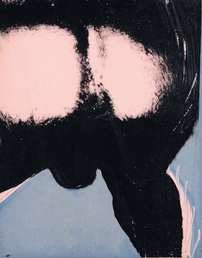 ANDY WARHOL (1928-1987) Torso, 1977 Acrylique et encre sérigraphique sur toile. Signée...
