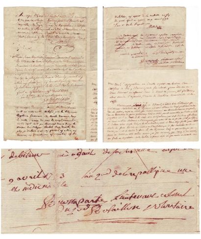 BONAPARTE Napoléon. Pièce autographe signée « Buonaparte Lieutenant Colonel du 2nd...