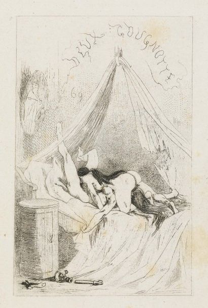 [MONNIER, HENRI] Deux gougnottes. Sténographie de Joseph Prud'homme. Elève de Brard...