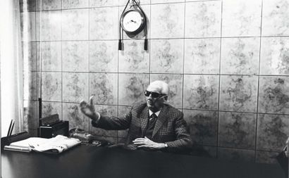 BENNO GRAZIANI Enzo Ferrari, Modène, Italie, 1985. Tirage Digigraphie® postérieur...