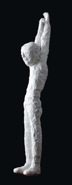 Richard Bilan Untitled, 2009 Sculpture en plâtre. Pièce unique. Sculpture in matrix....