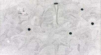 Shoni Rivnay 16 ans, 2009 Crayon sur papier. Pencils on paper. H_150 cm L_230 cm