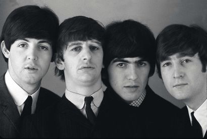 Jean - Marie Périer The Beatles, mars 1964 Tirage noir et blanc. Signé et numéroté...