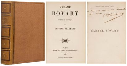FLAUBERT, Gustave. Madame Bovary. Moeurs de province. Paris, Michel Lévy, 1857 ;...