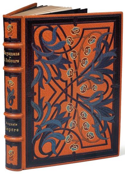 HUYSMANS, Joris-Karl. À Rebours. Paris, Les Cent bibliophiles, 1903 ; in-8 maroquin...