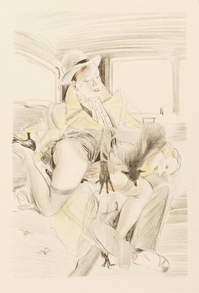ROJAN. Fedor ROJANKOWSKI. Idylle printanière. [Paris : 1933] ; in-4 chemise beige...