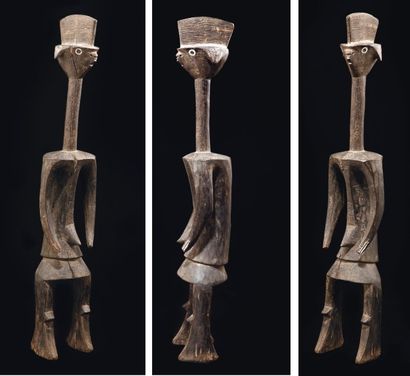 null STATUE MUMUYE Nigeria Bois H_82 cm Reproduit et exposé : Afrikanische Skulptur,...