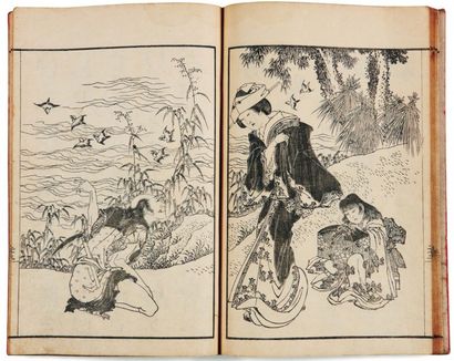 Hokusai Katsushika (1760-1849) Ehon onna imagawa. Manuel illustré pour les fi lles...
