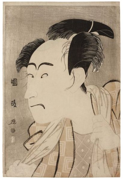 Kunimasa Utagawa (1773?-1810) Portrait de l'acteur Ichikawa Danjûrô VI L'acteur Ichikawa...