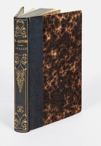GAUTIER, Théophile 
Italia. Paris, Victor Lecou, 1852.
In-12 (175 x 109 mm) de (2)...