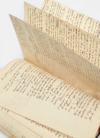 FLAUBERT, Gustave 
[Notes manuscrites tirées de l'] Historia Orientalis de Hottinger....