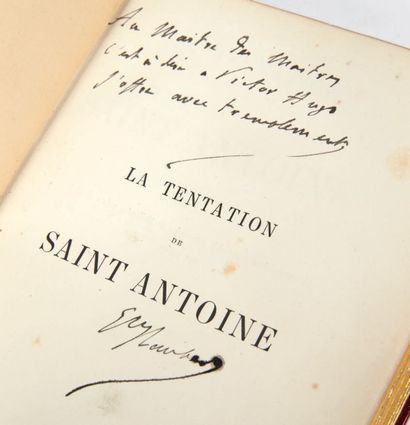 FLAUBERT, Gustave 
La Tentation de saint Antoine. Paris, Charpentier & Cie, 1874.
In-8...