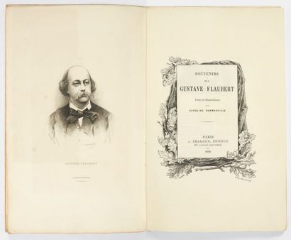 [FLAUBERT]. COMMANVILLE, Caroline 
Souvenirs sur Gustave Flaubert. Texte et illustrations...