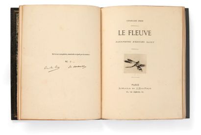 CROS, Charles 
Le Fleuve. Eaux-fortes d'Edouard Manet. Paris, Librairie de l'Eau-Forte...
