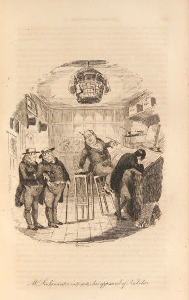 Dickens, Charles 
The Life and Adventures of Nicholas Nickleby. With illustrations...