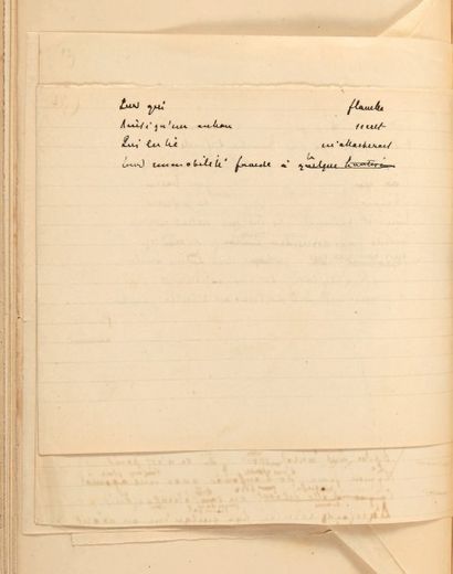 MALLARMÉ, Stéphane 
Les Noces d'Hérodiade. Mystère. Sans lieu ni date [1864-1898].
Manuscrit...