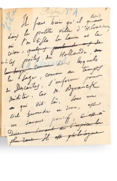 SCHWOB, Marcel & W. G. C. BYVANCK 
Un Hollandais à Paris en 1891. Sensations de littérature...
