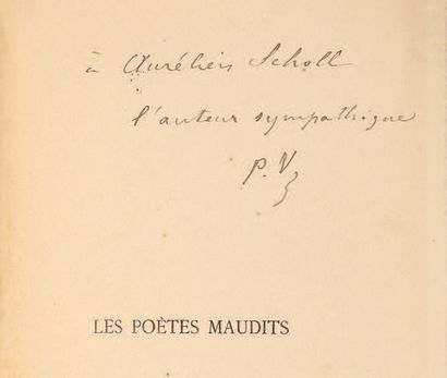 VERLAINE, Paul 
Les Poètes maudits. Tristan Corbière. Arthur Rimbaud. Stéphane Mallarmé....