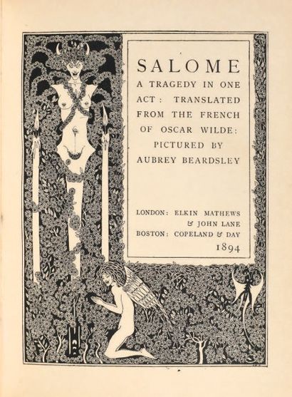 WILDE, Oscar 
Salomé. A Tragedy in one Act: translated from the French of Oscar Wilde:...