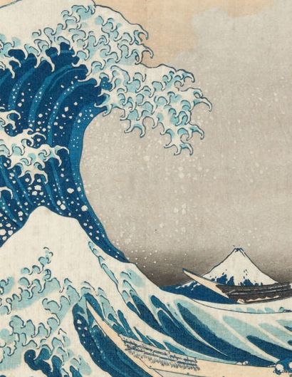Katsushika Hokusai (1760-1849) 
Oban yoko-e de la série «Fugaku sanjurokkei», les...