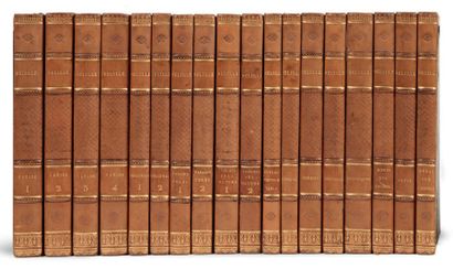 DELILLE, Jacques Les Oeuvres.
Paris: Michaud, 1819. 2ème édition.
18 volumes in-8....